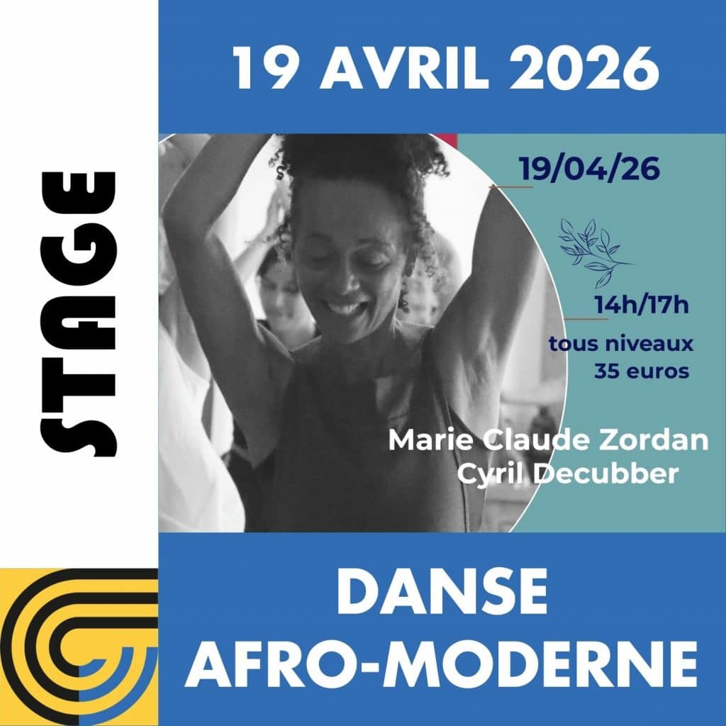 Stage De Danse Afro Moderne Avec Marie Claude Zordan le Dimanche 19 Avril 2026 chez Artcoblan