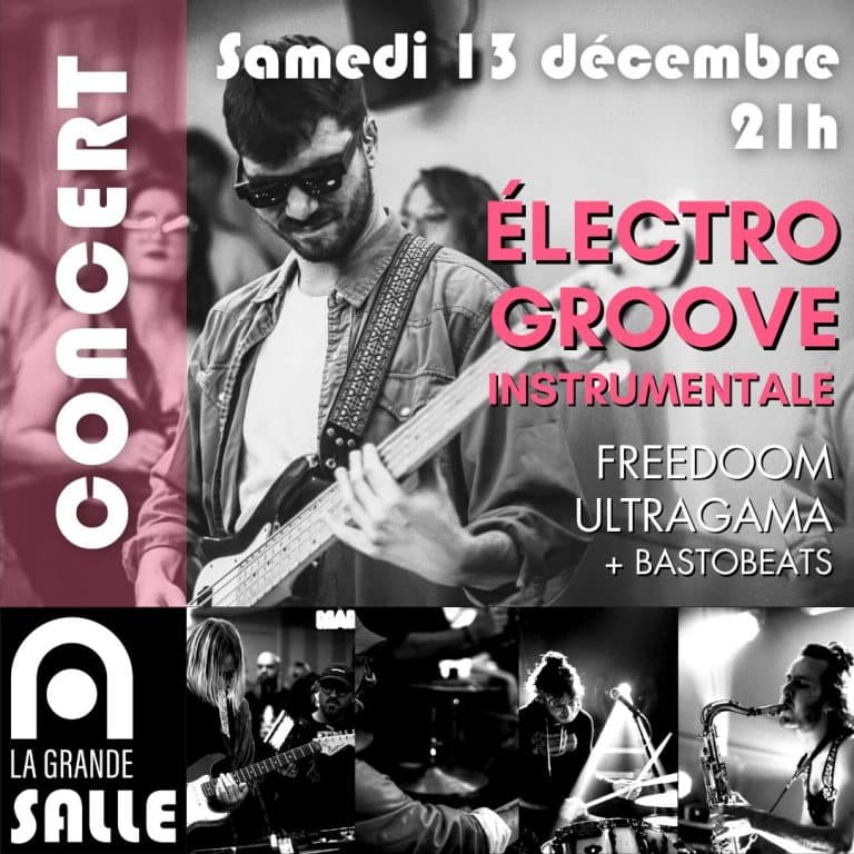Soirée électro groove instrumentale avec FreeDOOM et Ultragama. Clôture Bastobeats. samedi 13 décembre chez Artcoblan.