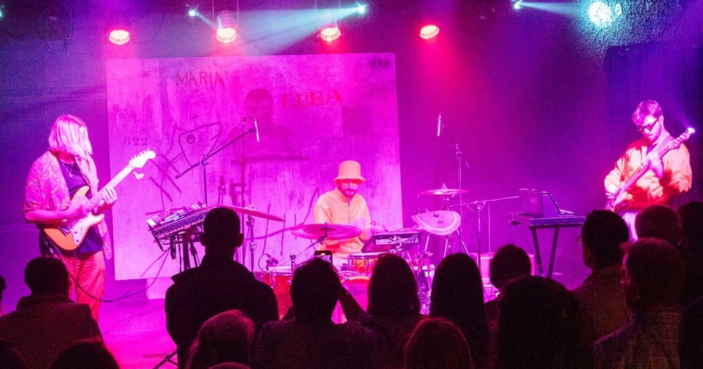 Ultragama en concert dans la Grande Salle d'Artcoblan le 13 décembre 2025