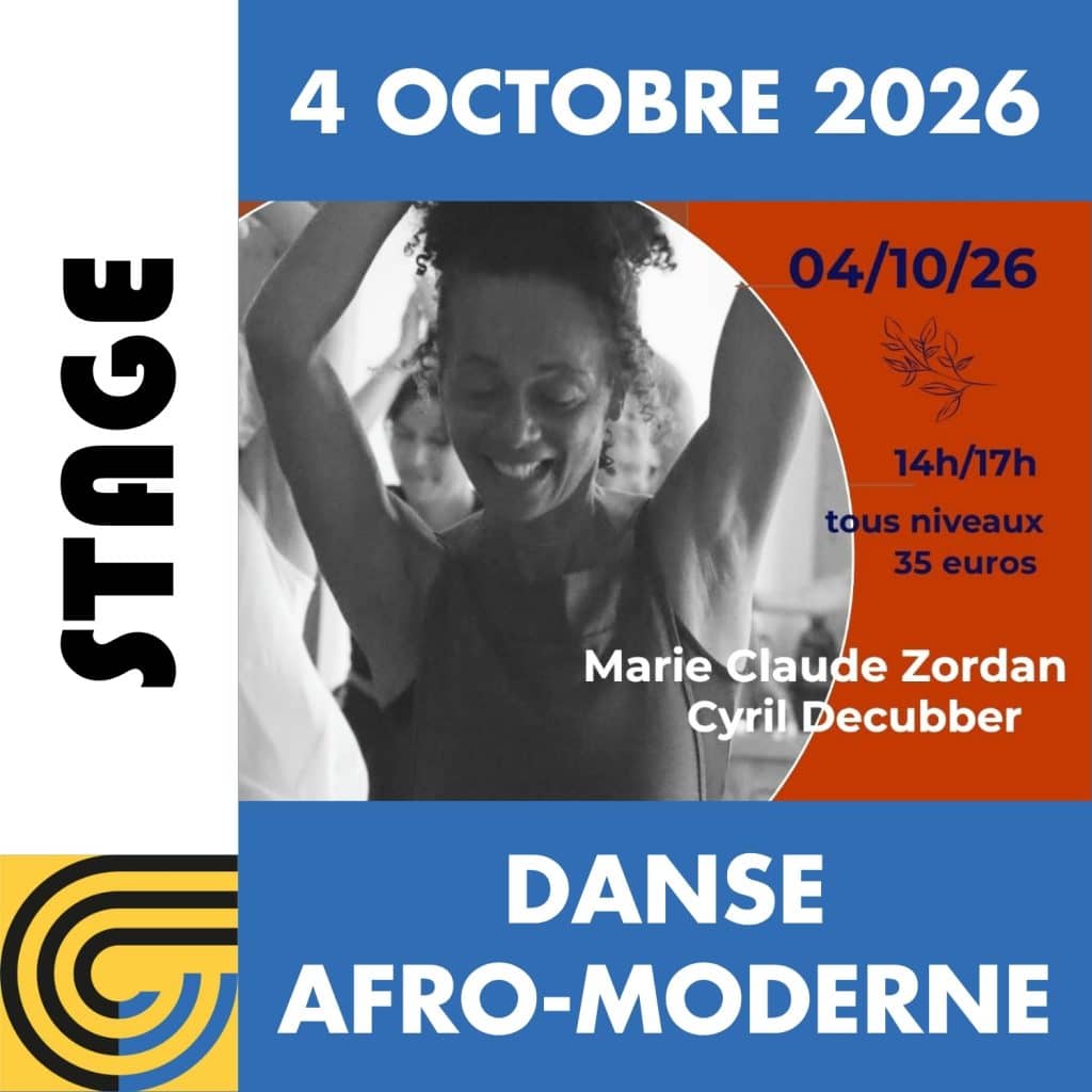 Stage De Danse Afro Moderne Avec Marie Claude Zordan Le Dimanche 4 Octobre 2026 Chez Artcoblan