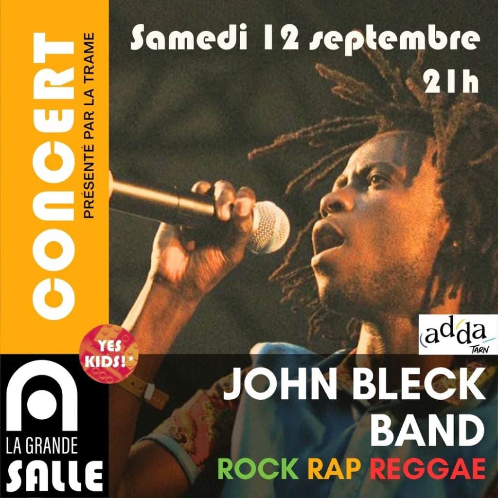 Concert DU John Bleck Band le samedi 12 Septembre 2026 chez Artcoblan