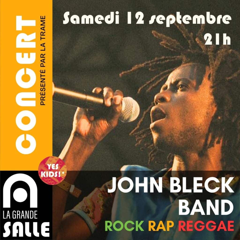 Concert du John Bleck Band le samedi 12 Septembre 2026 chez Artcoblan